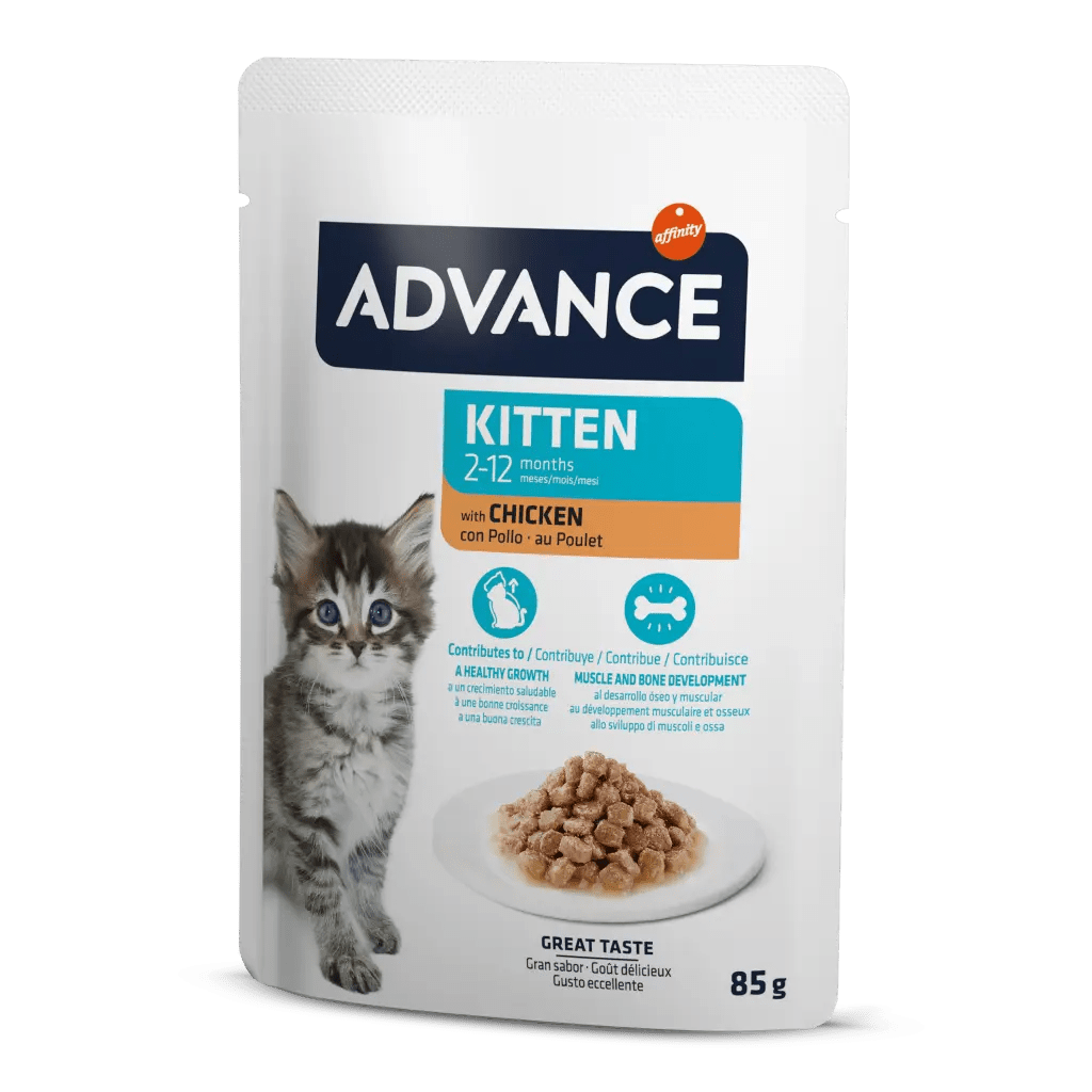 Adv.%20Cat%20Kıtten%20Chıcken%20Wet%20Pouch%2012x85gr