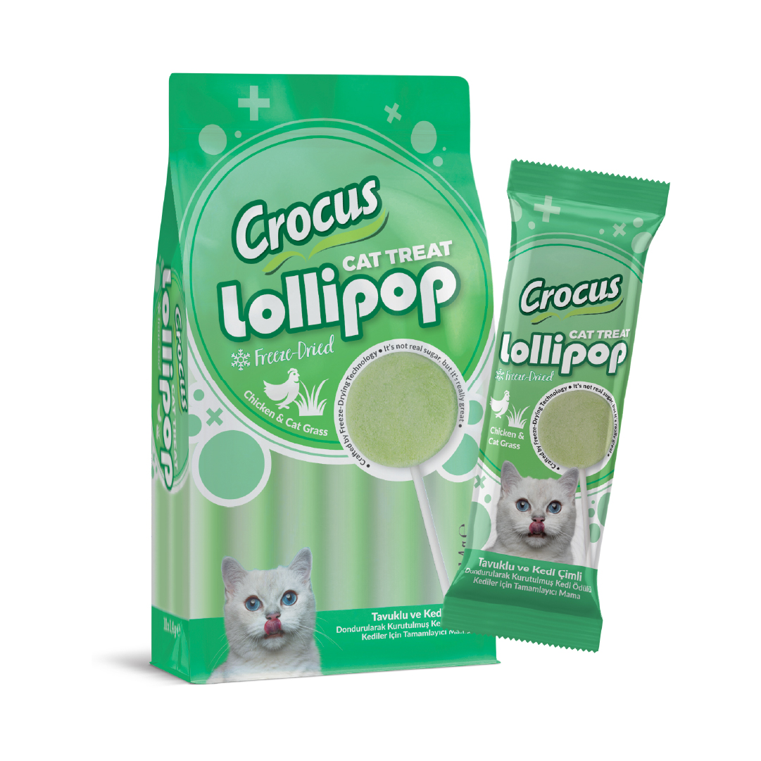 Crocus%20Tavuklu%20Ve%20Kedi%20Çimli%20Kedi%20Lolipop