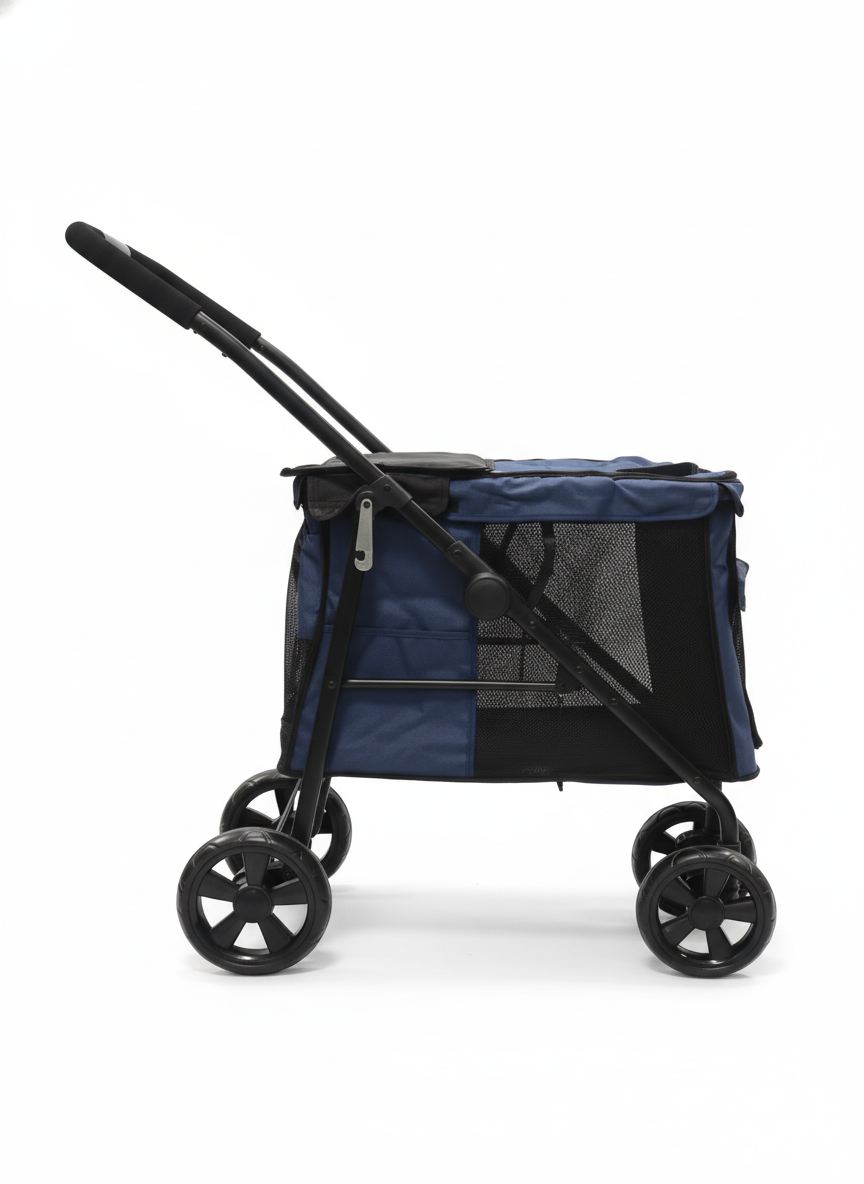Tommy%20Evcil%20Hayvan%20Arabası%20Gri%20Lacivert%20102*62*105%20Max%2040kg