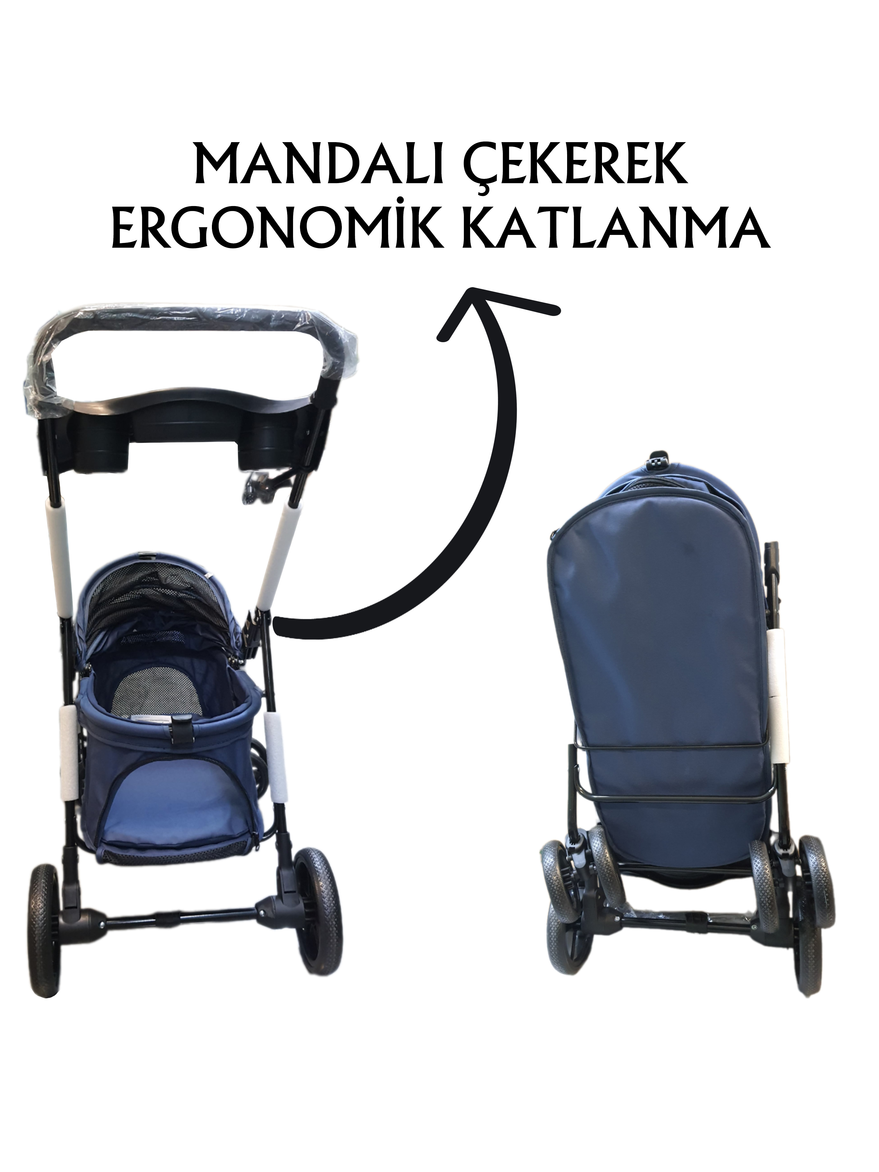 Tommy%20Evcil%20Hayvan%20Arabası%2085x46x*91,5cm%20Lacivert%20Max%2015%20Kg