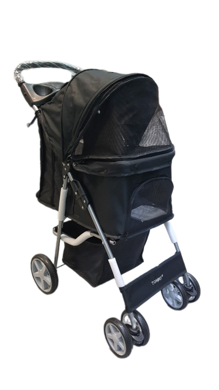 Tommy%20Evcil%20Hayvan%20Arabası%2082x46x99cm%20Siyah%20Max%2015%20Kg