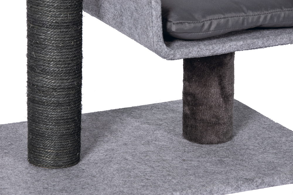 Karlıe%20Kedi%20Tırmalama+ev%20Tınka%20Gri%2060x40x82cm