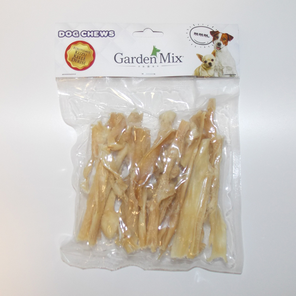 Garden%20Mıx%20Kurutulmuş%20Kuzu%20Kelle%20Derisi%20Beyaz100g