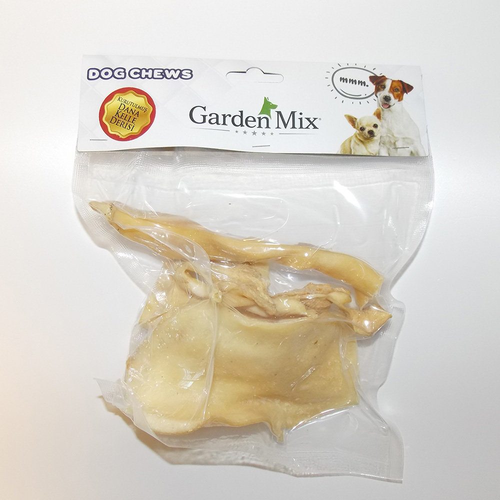 Garden%20Mıx%20Kurutulmuş%20Dana%20Kelle%20Derisi%20Beyaz100g