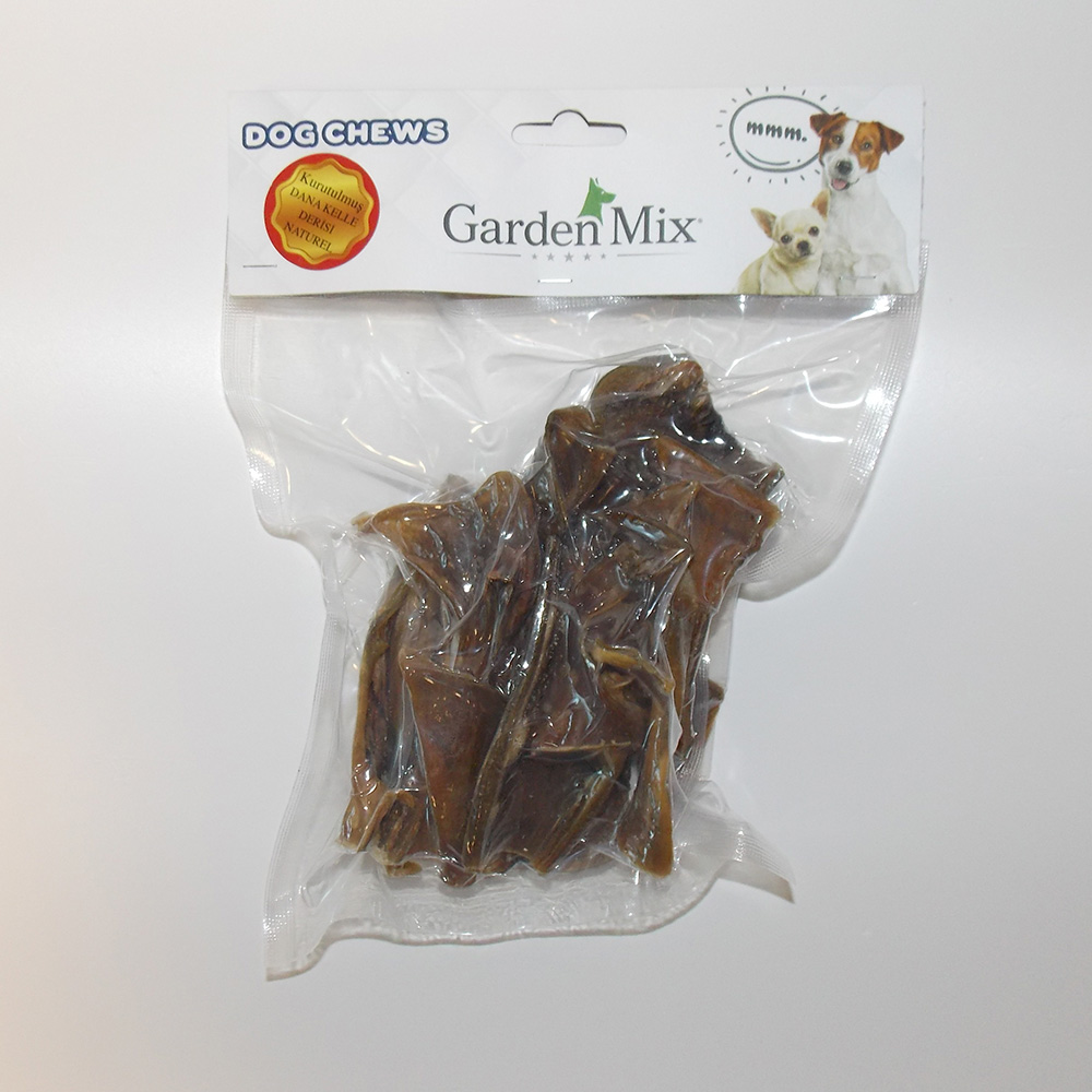 Garden%20Mıx%20Kurutulmuş%20Dana%20Kelle%20Deri%20Naturel100%20G