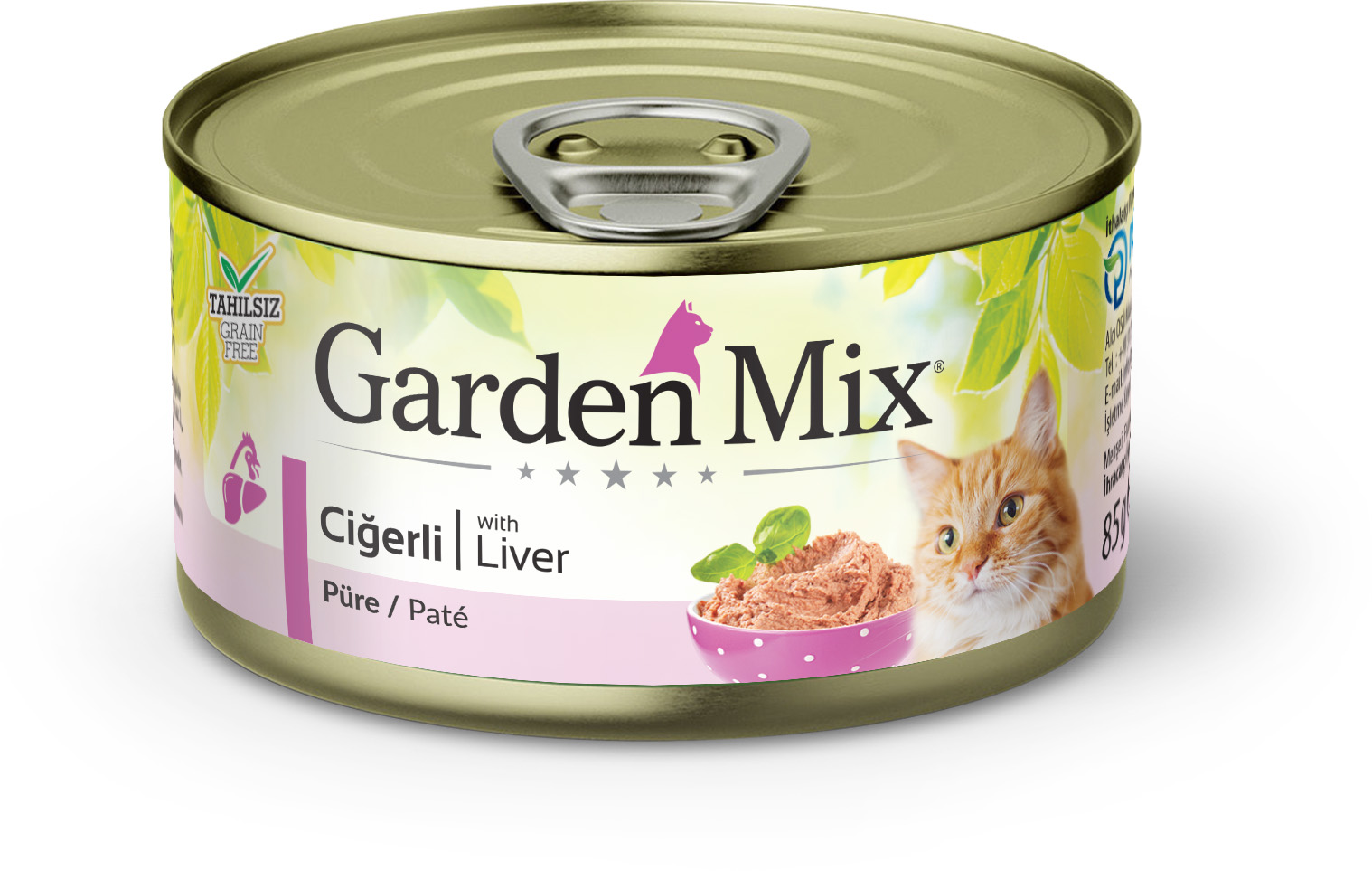 Gardenmix%20Kıyılmış%20Ciğerli%20Tahılsız%20Konserve%20Kedi%20Maması%2085g