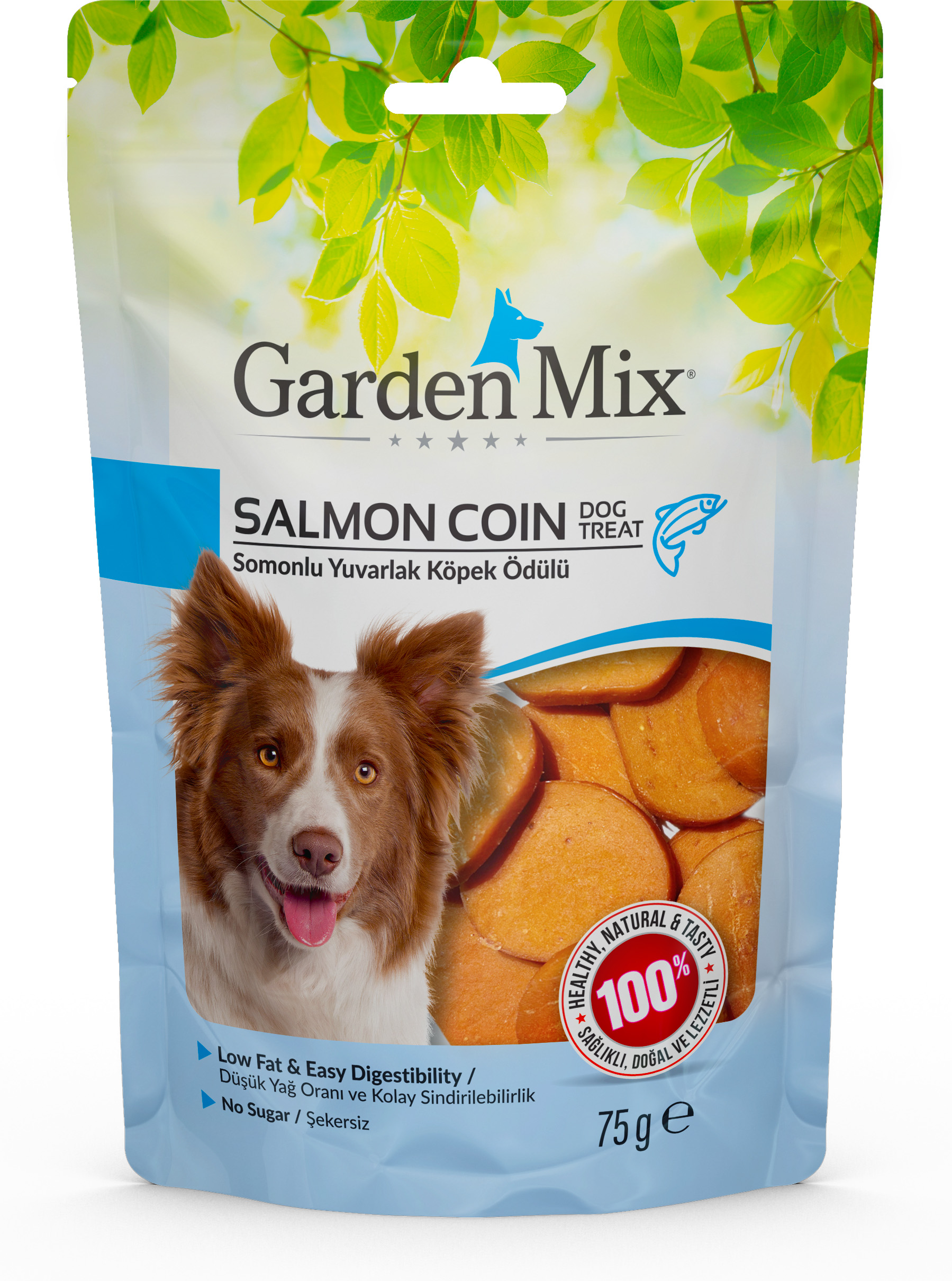Garden%20Mix%20Somonlu%20Yuvarlak%20Köpek%20Ödülü%2075%20Gr