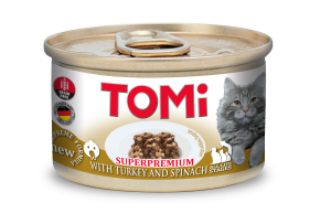 Tomi%20Kedi%20Hindili%20Ispanaklı%20Yaş%20Mama%2085g