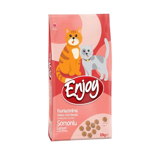 Enjoy%20Somonlu%20Kısırlaştırılmış%20Yetişkin%20Kedi%20Maması%2010%20Kg