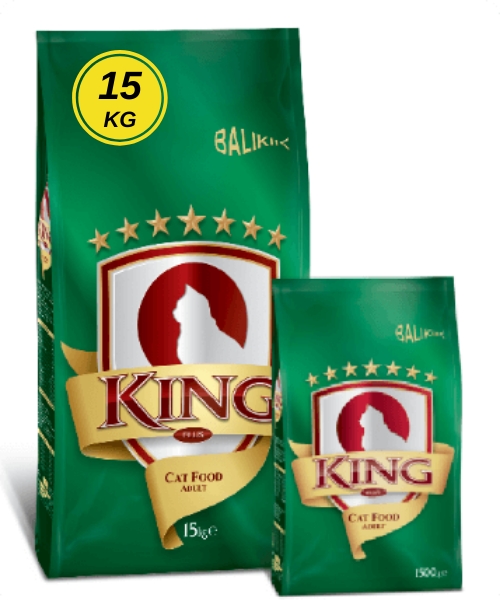 King%20Balıklı%20Kedi%20Maması%2015%20Kg