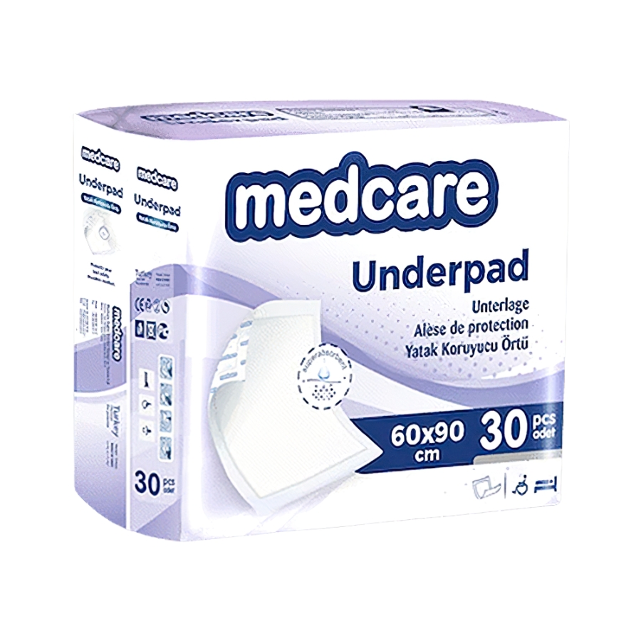 Medcare%20Köpek%20Çiş%20Pedi%2060x90%20Cm%2030%20Lu