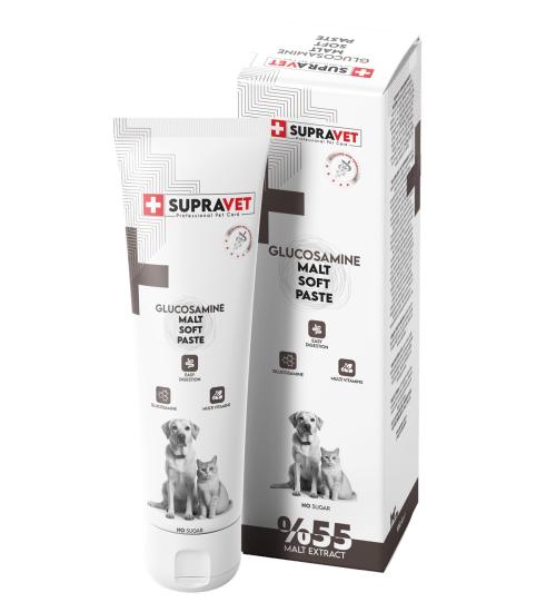 Supravet Glucosamine Kedi ve Köpek Eklem Ve Kas Destekliyici Malt Paste 100 Gr