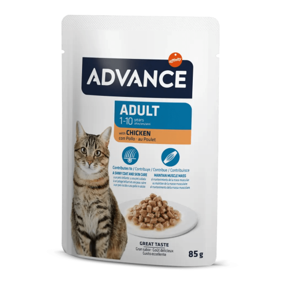Adv. Cat Adult Chıcken Wet Pouch 12x85gr