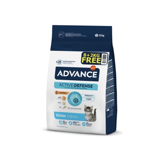 Advance Cat Kıtten Chıcken & Rıce 8+2 Bonus Paket-RFG