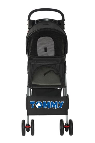 Tommy Evcil Hayvan Arabası Siyah 80.5*45.5*101 Max 15kg