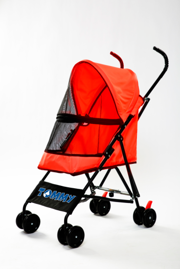 Tommy Evcil Hayvan Arabası Kırmızı 76.5*44*99cm Max 15kg