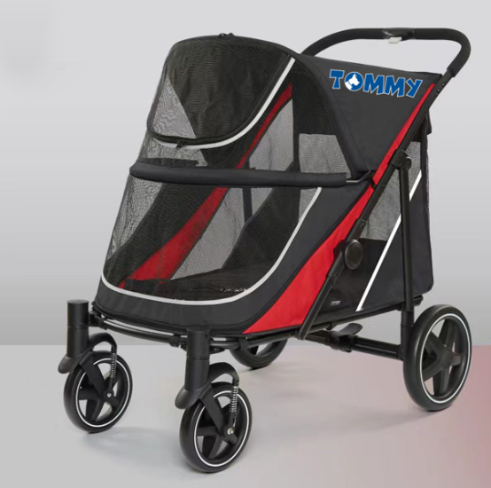 Tommy Evcil Hayvan Arabası Kırmızı 112*65*100cm Max 40kg