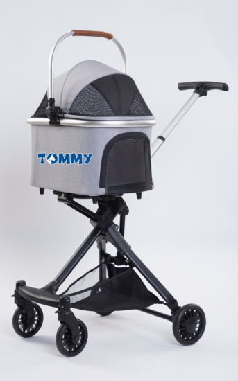 Tommy Evcil Hayvan Arabası Gri 83*48.5*110cm Max 10kg