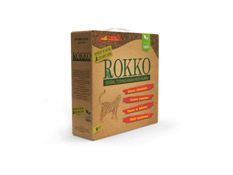 Rocco Doğal Topraklanan Mısır Koçanı Lifli Kedi Kumu 8l