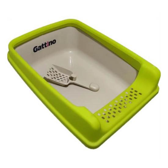 Gattino Açık Kedi Tuvaleti Kürekli 50x35x18