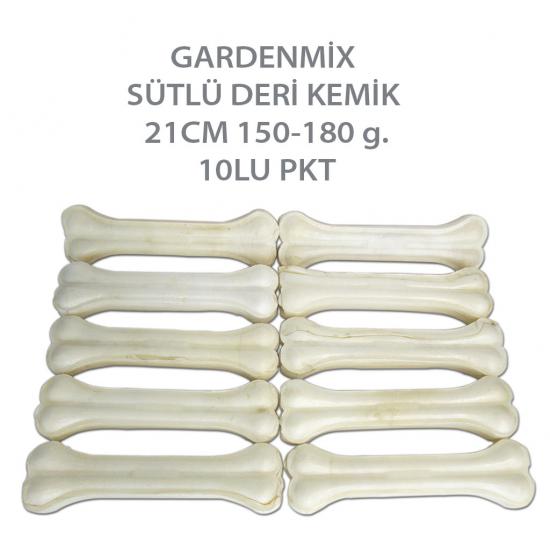 Gardenmix Sütlü Deri Kemik 21cm 150-180 G.10lu Pkt