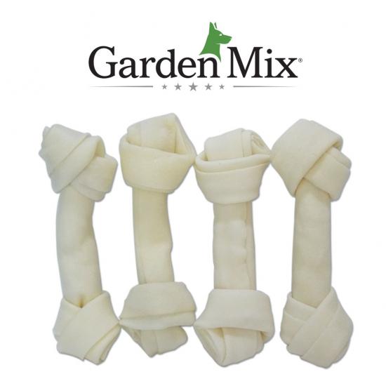 Gardenmıx Beyaz Düğümlü Derı Kemık 5-5,5” – 4’lü