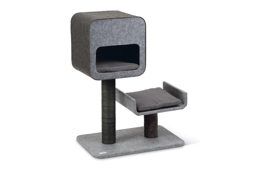 Karlıe Kedi Tırmalama+ev Tınka Gri 60x40x82cm