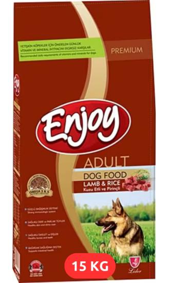 Enjoy Kuzu Etli Pirinçli Köpek Maması 15 Kg