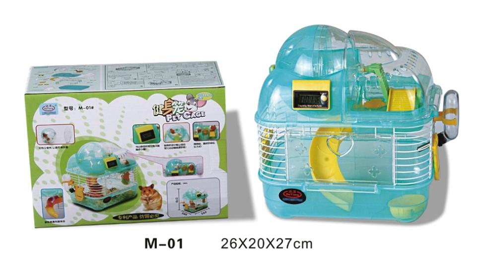 Dayang Hamster Kafesi Sayaçlı 26x20x27