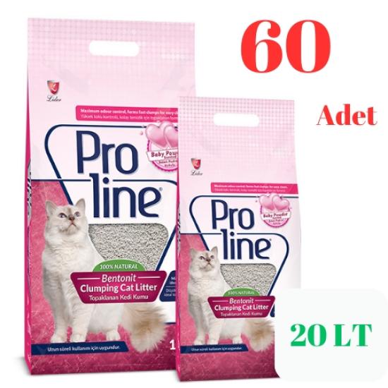 Proline Bebek Pudra Kokulu Kedi Kumu 20 LT