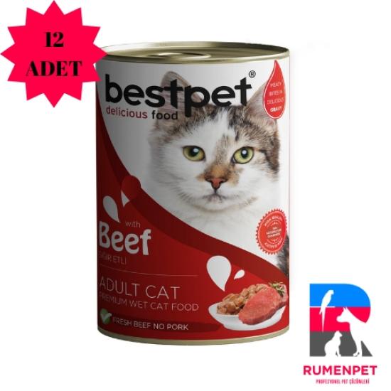 Bestpet Sığır Etli Kedi Konservesi 400 GR
