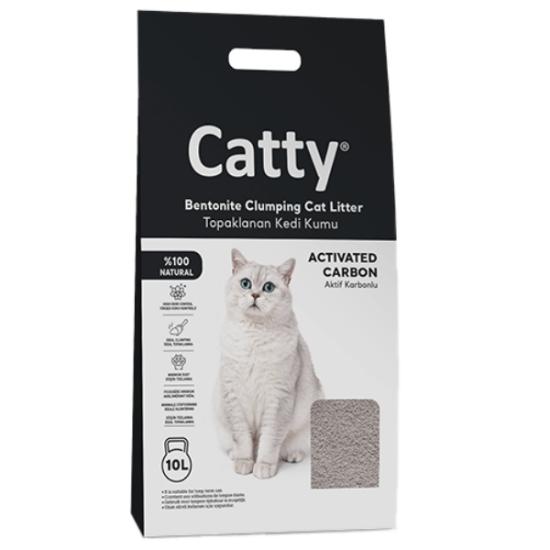 Catty Aktif Karbonlu Kedi Kumu 10 LT