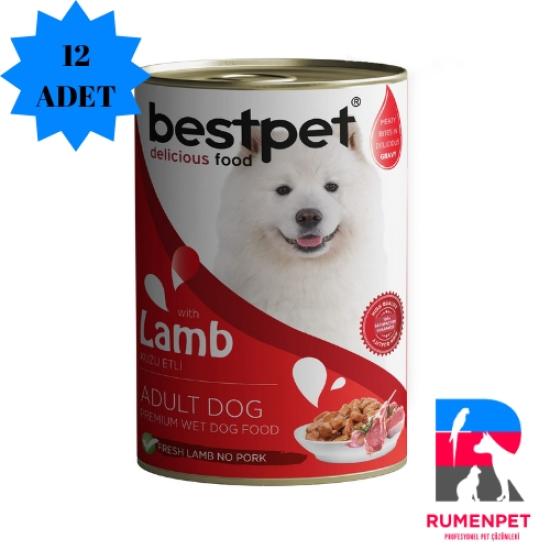 Bestpet Yetişkin Kuzulu Köpek Konservesi 400 GR