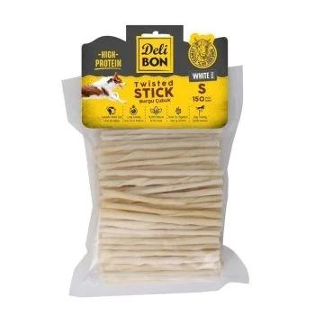 Delibon Deri Burgu Çubuk İnce Boy 150Li Paket Beyaz İncex150Ad.