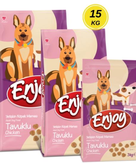 Enjoy Tavuklu Köpek Maması 15 Kg