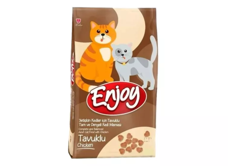 ENJOY TAVUKLU YETİŞKİN KEDİ MAMASI 1KG