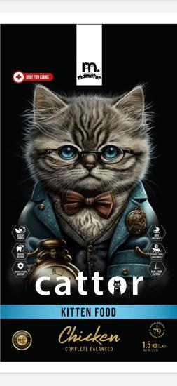 Cattor Yavru (Kitten) Kedi Maması 1,5 Kg
