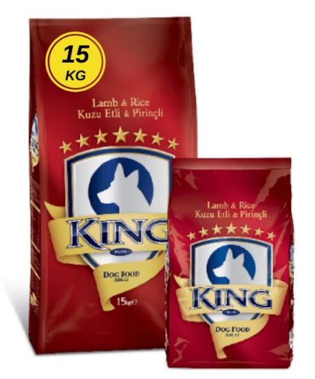 King Kuzu Etli &Pirinçli Yetıskın Köpek 15 Kg