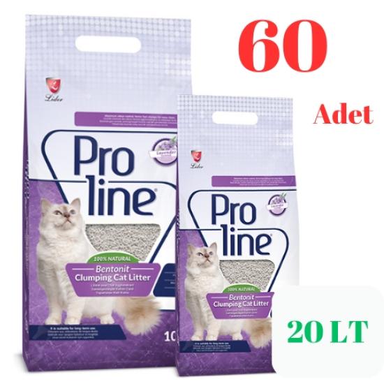 Proline Lavanta Kokulu Kedi Kumu 20 LT