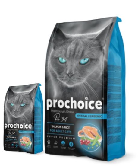 Prochoice Yetişkin Kedi Somonlu ve Pirinçli Pro34/ 1-10 yaş
