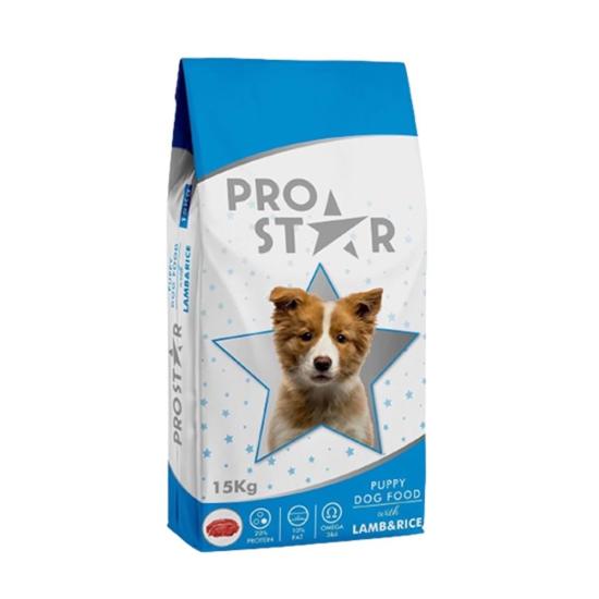 PROSTAR YAVRU KÖPEK MAMASI KUZU ETLİ PİRİNÇLİ 15 KG