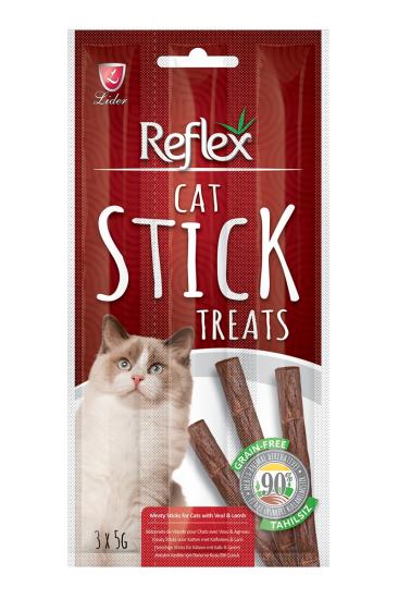 REFLEX KEDİ ÖDÜL STICKS DANA & KUZU ETLİ 3x5 G