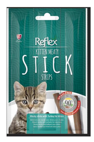 REFLEX KITTEN KEDİ ÖDÜL HİNDİ ETLİ STICKS 3x3 G