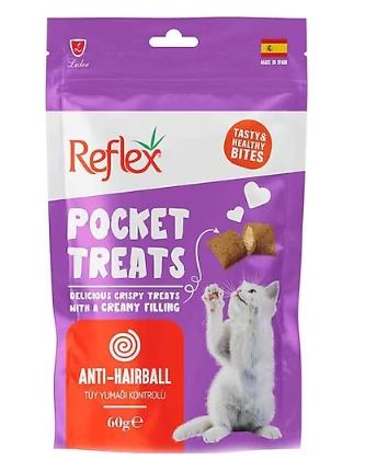 Reflex Pocket Treats Tüy Yumagı Kontrolü 60g ANTİ HAİRBAL