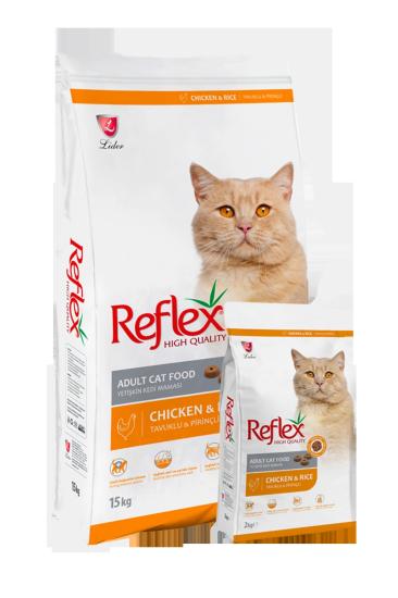 Reflex Tavuklu & Pirinç Yetişkin Kedi 15 Kg