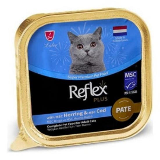 Reflex Plus Pate Msc Ringa Ve Msc Morina Balıklı Yetişkin Kedi Maması 85 G