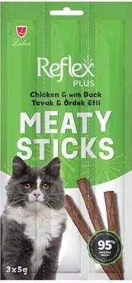 REFLEX KEDİ ÖDÜL STICKS TAVUKLU & ÖRDEK ETLİ 3x5 G