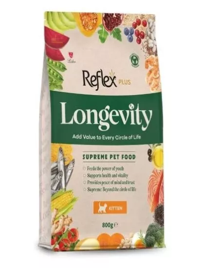 REFLEX PLUS LONGEVITY ORTA VE BÜYÜK IRK YETİŞKİN KÖPEK MAMASI 2700 G