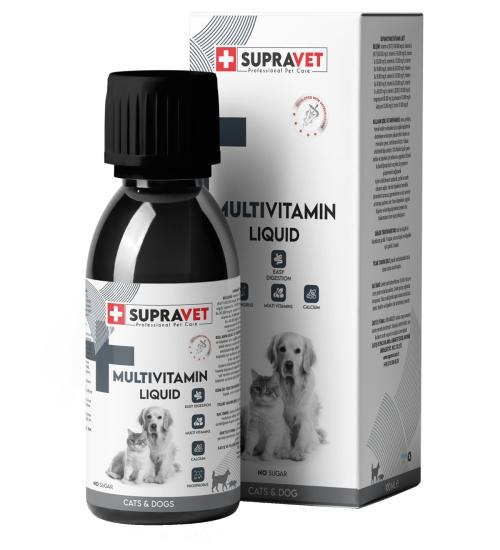 Supravet Multivitamin Sağlıklı Kedi ve Köpekler İçin Sıvı Damla 100ml