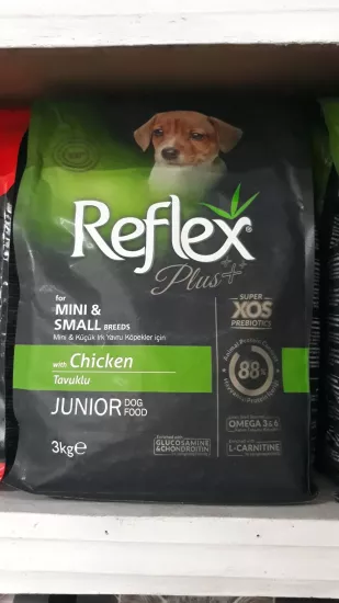 REFLEX PLUS DOG MİNİ & SMALL JUNİOR  3 KG chıcken